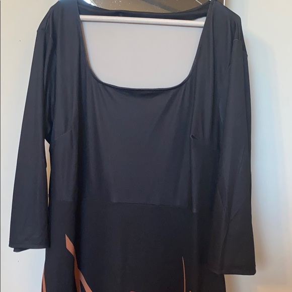 Dresses & Skirts - Black dress 3/4 sleeves with pockets! Plus sized